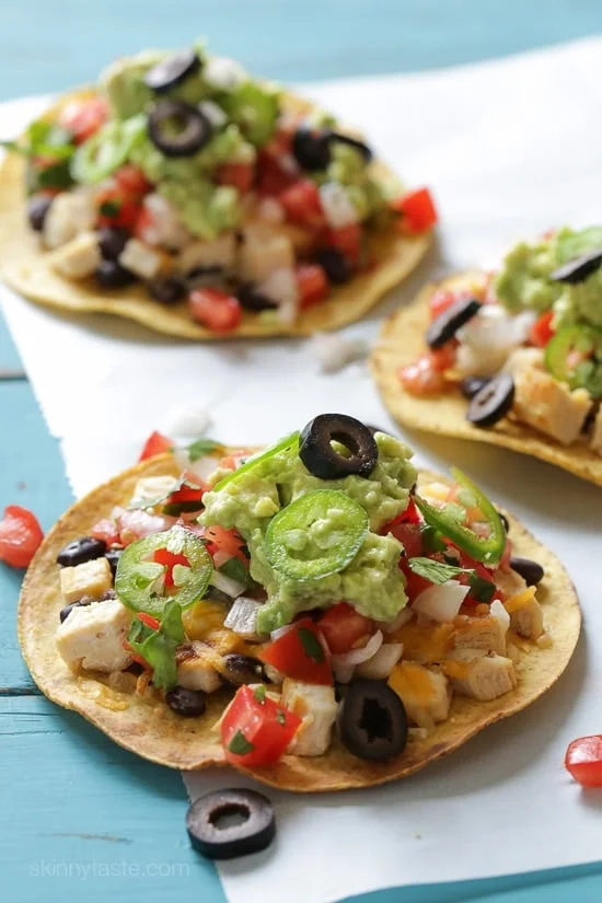 Loaded “Nacho” Chicken Tostada