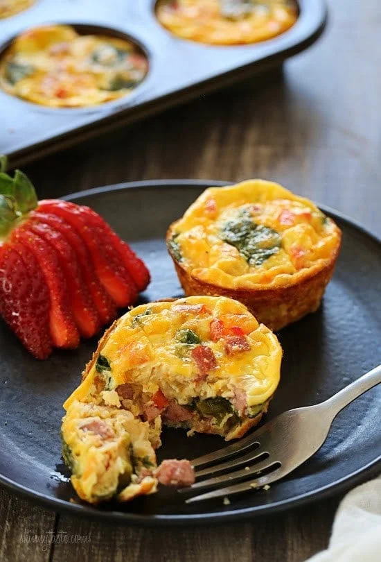 Petite Crustless Quiche