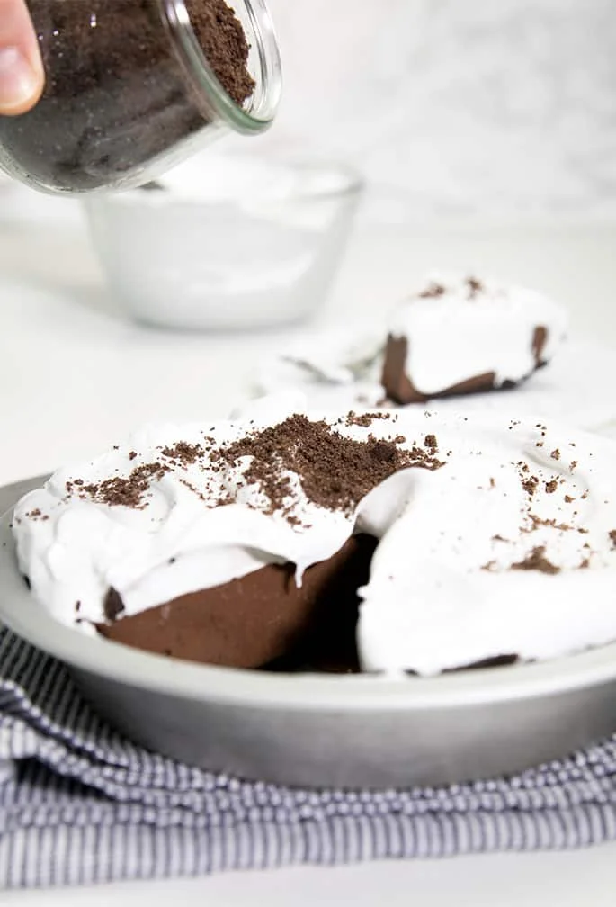 Gluten Free No Bake Chocolate Pudding Pie