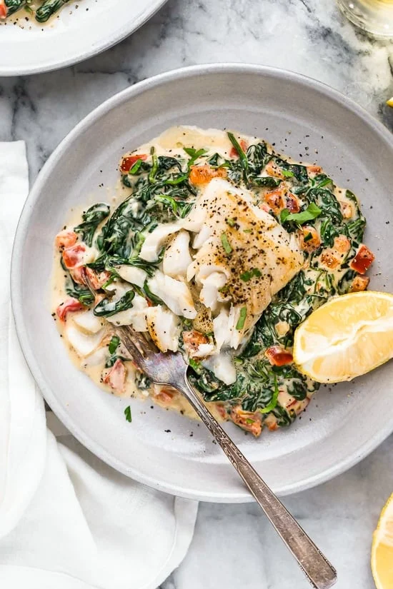 Fish Florentine – The BEST Fish Recipe!