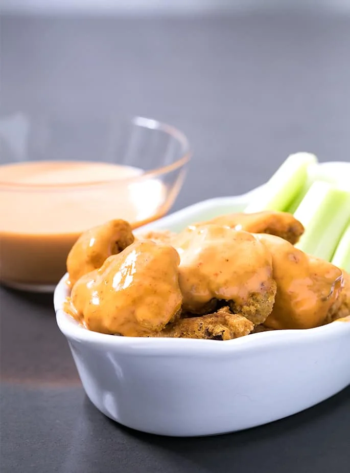 Air Fryer Buffalo Cauliflower Bites