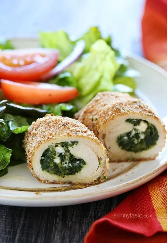 Spinach and Feta Stuffed Chicken Breasts