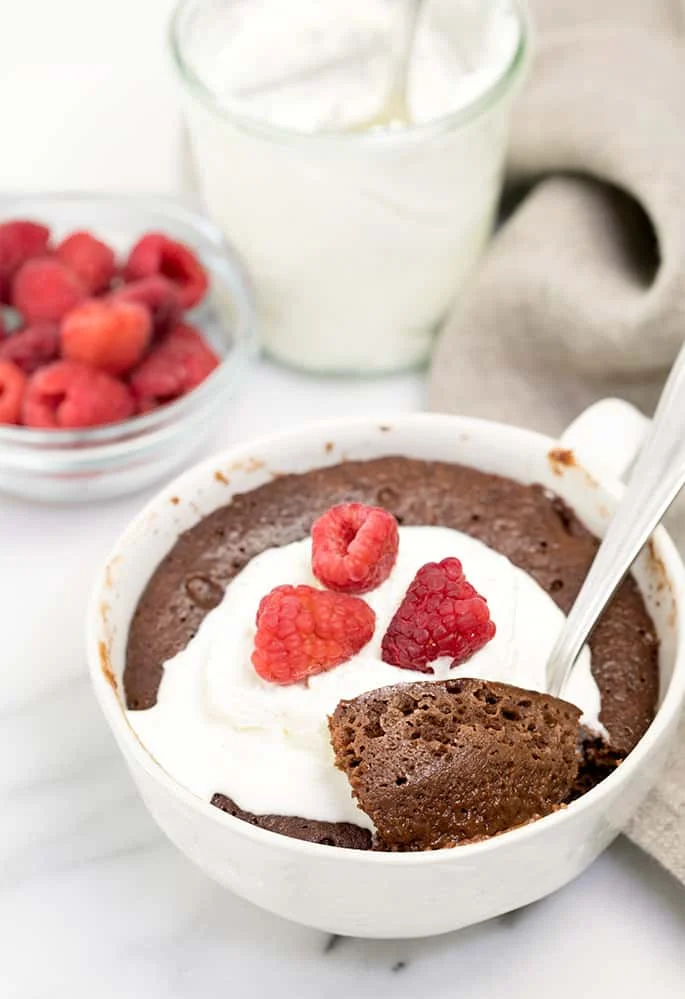 Flourless Chocolate Mug Cake