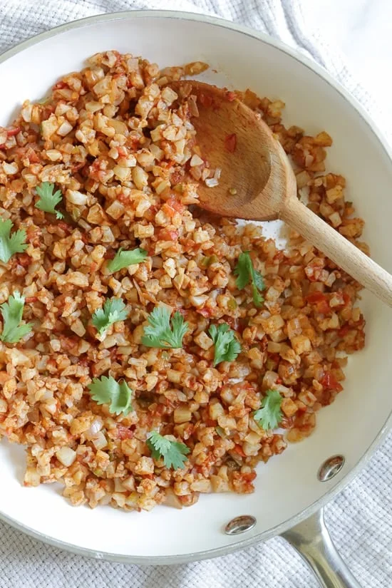 Mexican Cauliflower “Rice”
