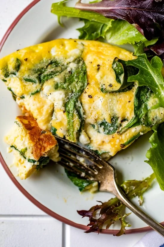 Cottage Cheese Egg and Sausage Frittata