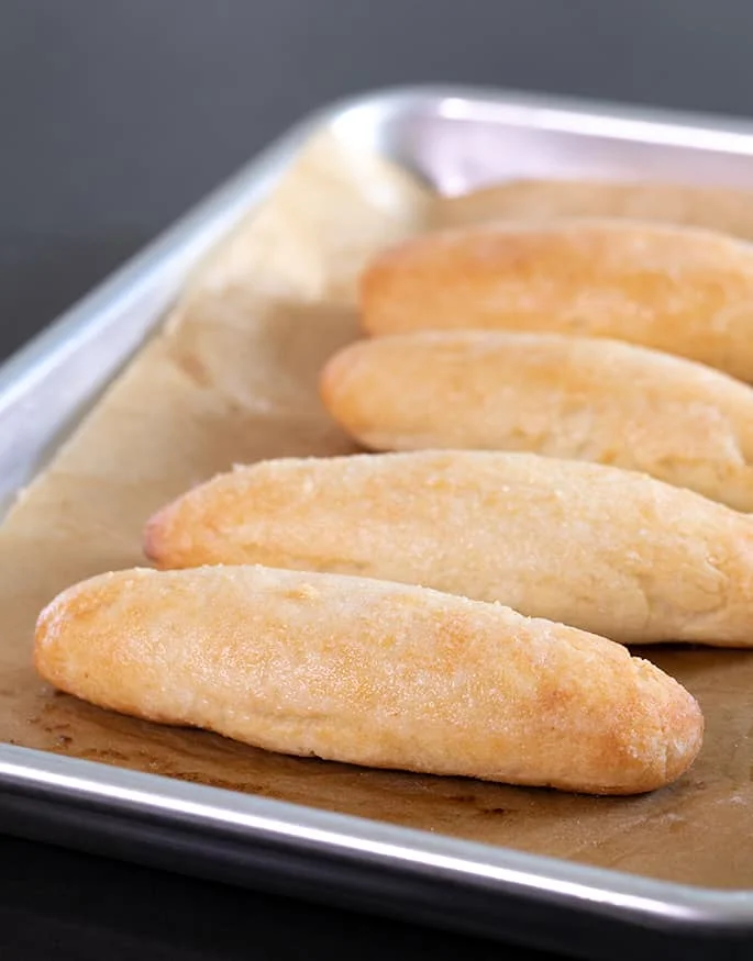 This recipe for soft and tender Weight Watchers gluten free breadsticks is made with gluten free flour, baking powder, salt, and Greek yogurt, but tastes like yeast bread. 