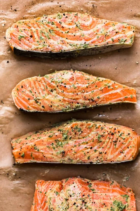 This Salmon Avocado Salad is made with my two favorite super foods – avocado and wild salmon. I could eat this every day!