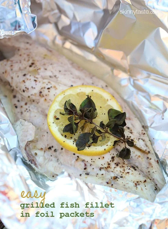 Easy Grilled Fish Fillet Foil Packets