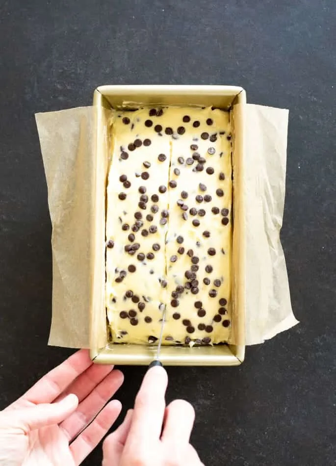 This super simple recipe for chocolate chip yogurt gluten free quick bread always makes a perfectly moist and tender loaf!