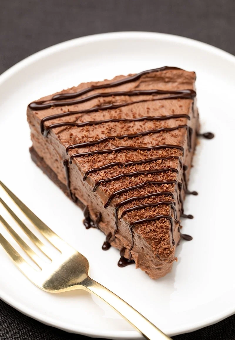 No Bake Chocolate Cheesecake