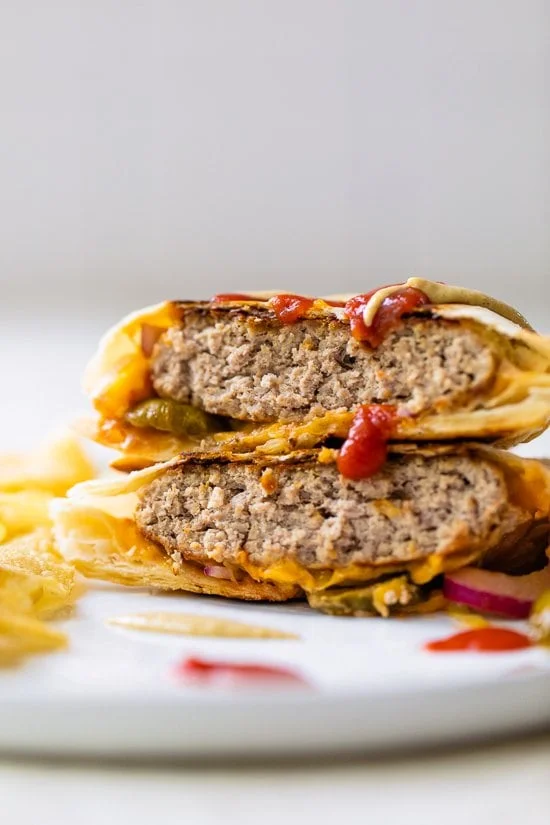 Cheeseburger Crunch Wrap