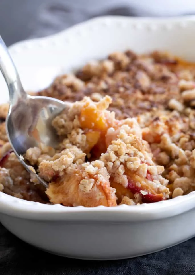 Turn your favorite fruit of the season into a show-stopping dessert with this master gluten free crumble recipe.