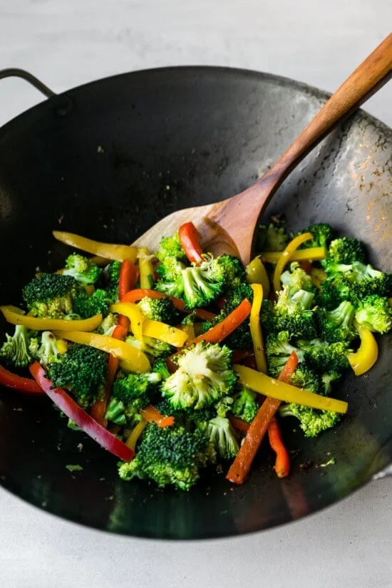 Veggies in work
