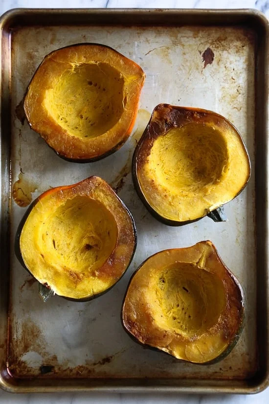 What happens when you stuff an acorn squash with turkey chili? You have an edible bowl that's not just good for you, it tastes great too! 