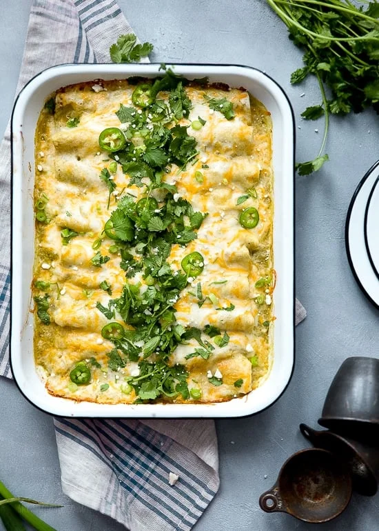 White beans, shredded chicken, green chiles, sour cream and cheese – need I say more?