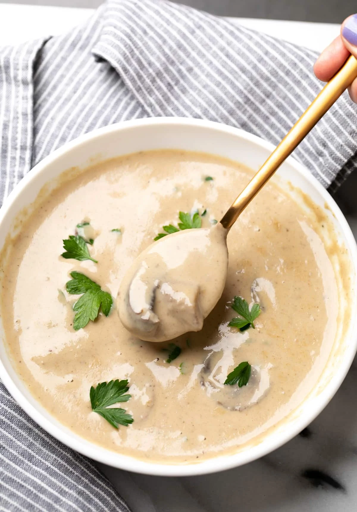 Gluten Free Cream of Mushroom Soup