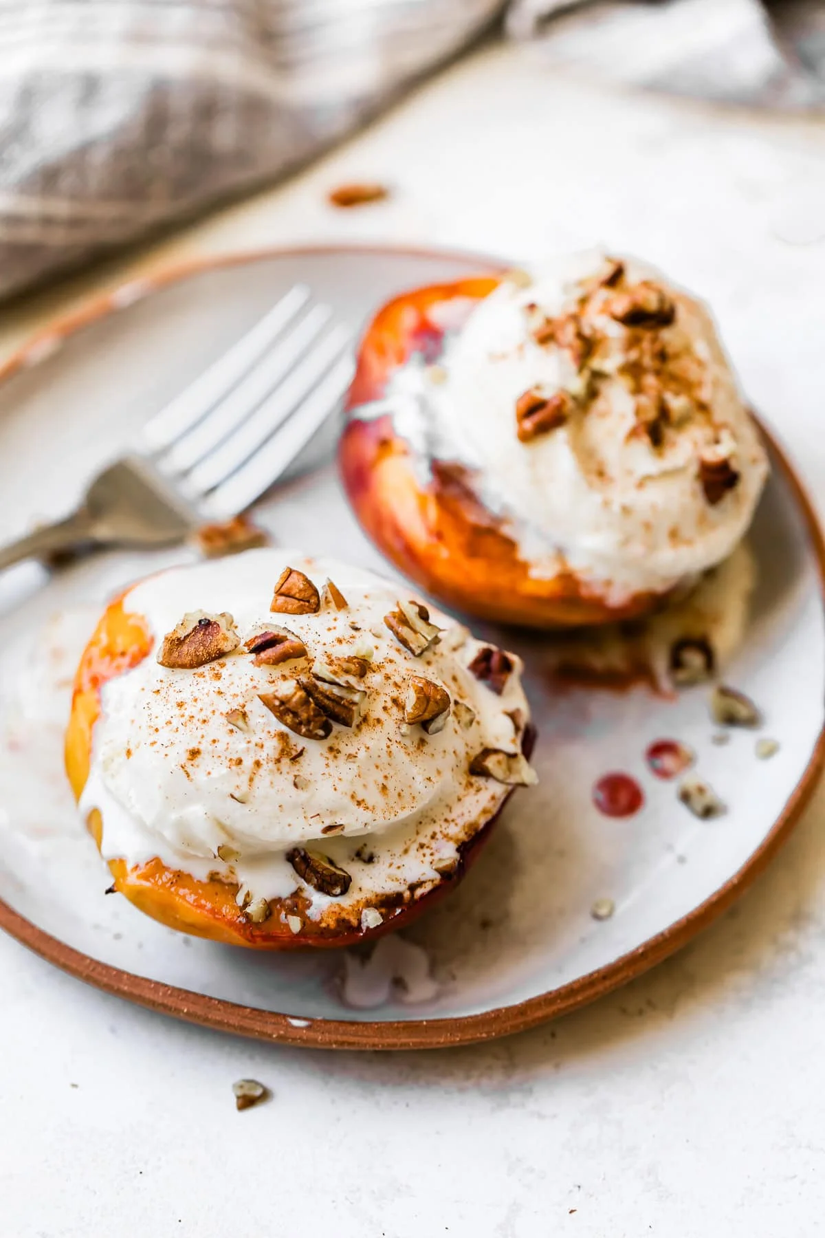 Air Fryer Peaches