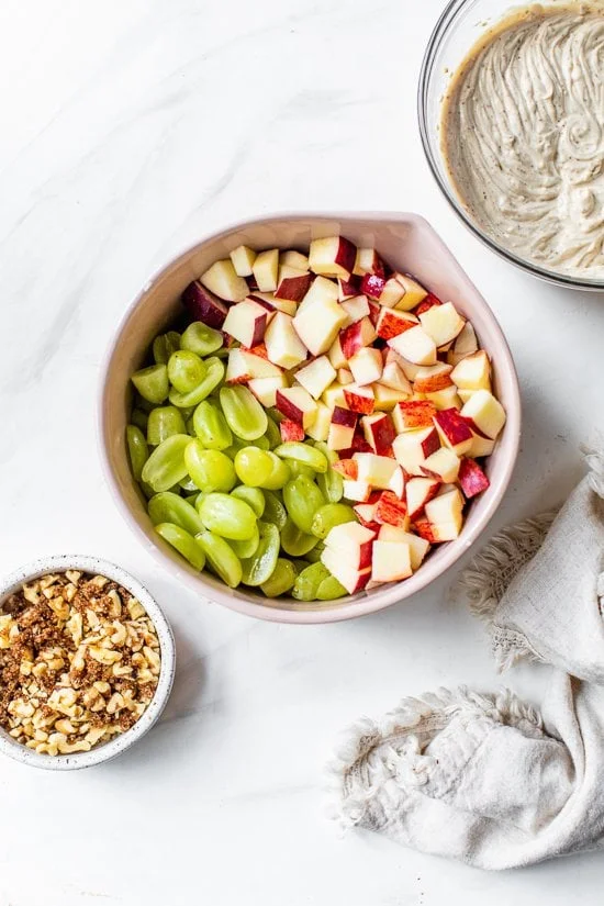 Apples and grapes
