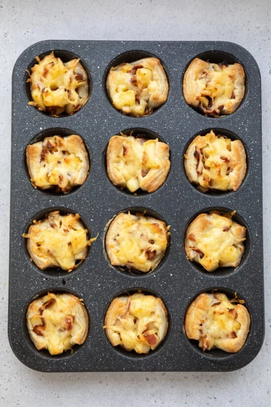 Bake the apple bites