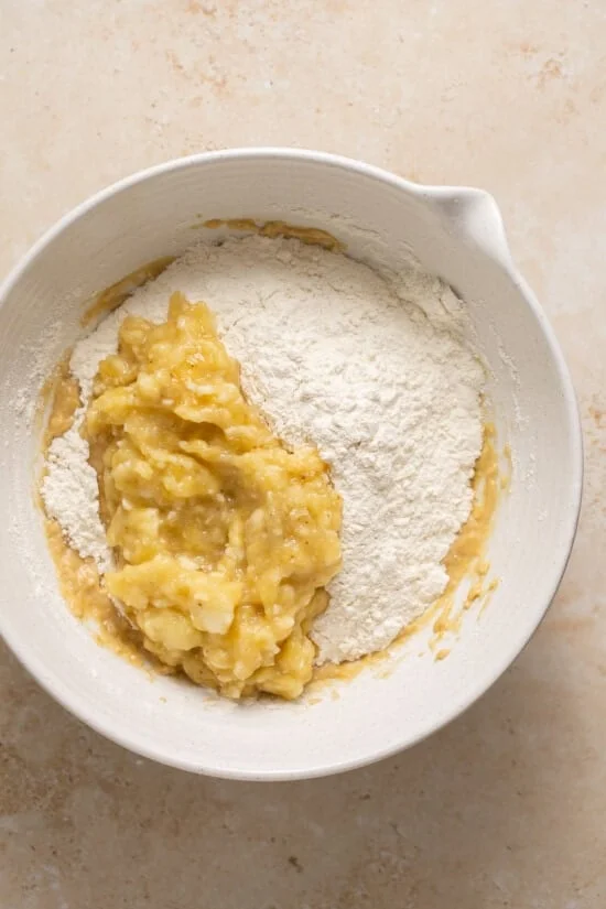 batter for banana bread
