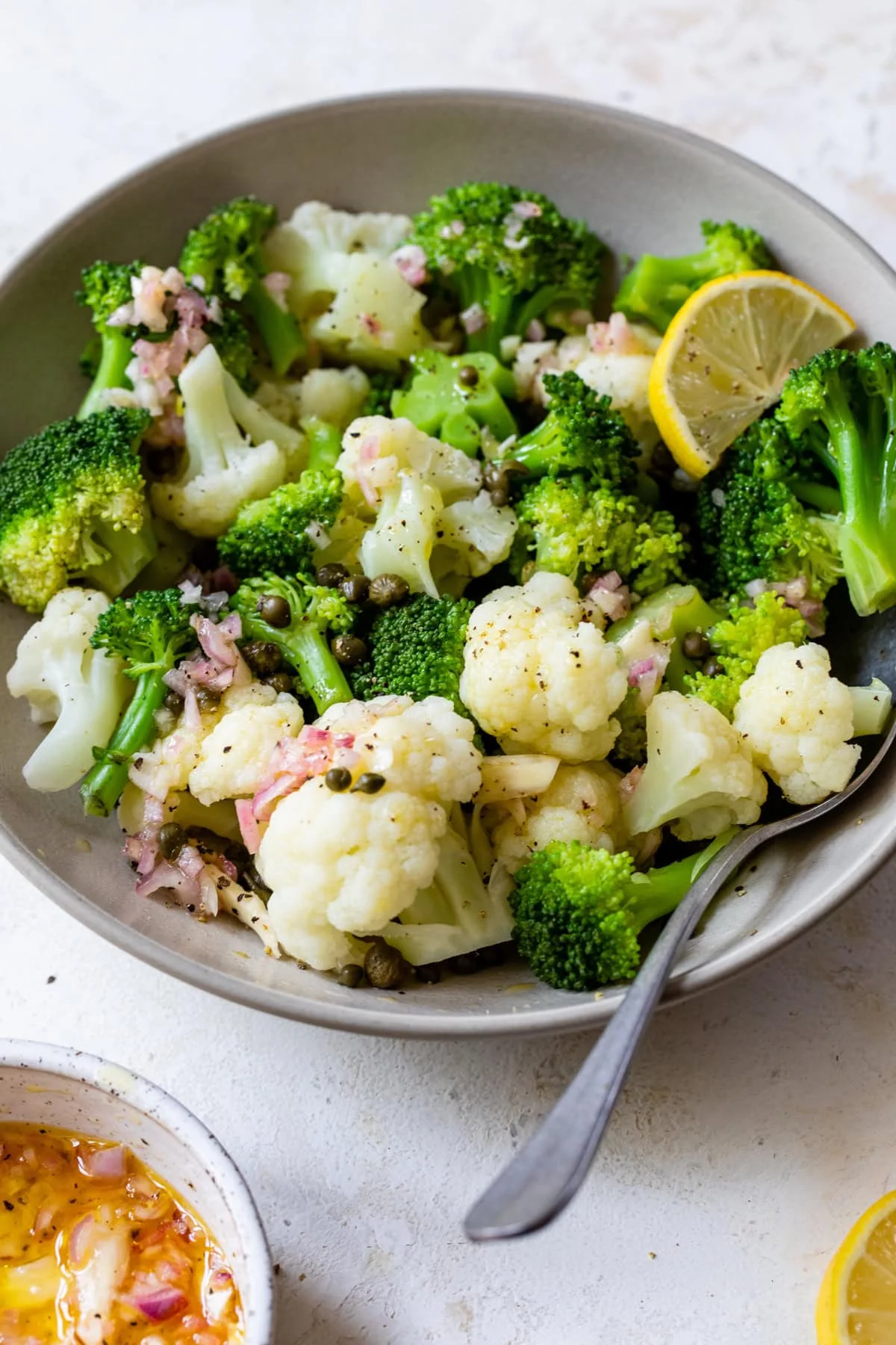 Broccoli Cauliflower Salad