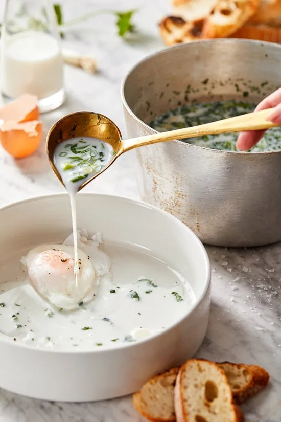 Changua (Colombian Milk and Egg Soup) is a typical breakfast in Bogotá, the capital of Colombia where my mom was born.