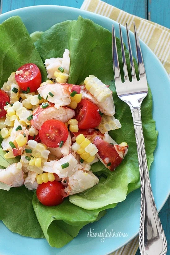 Chilled Lobster Salad with Sweet Summer Corn and Tomatoes