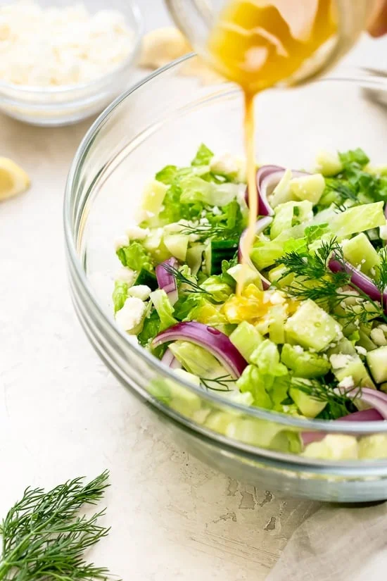 Chopped Feta Salad