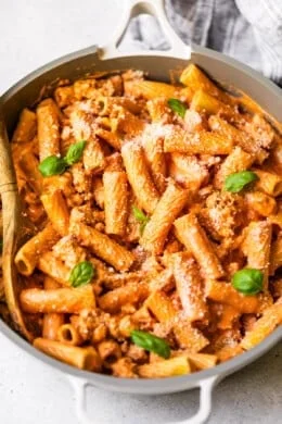 Creamy Cottage Cheese Pasta