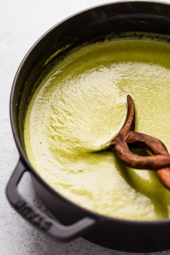 Cream of Broccoli Soup is a favorite of mine, this slimmed down version is so good, and it's quick and easy to prepare.