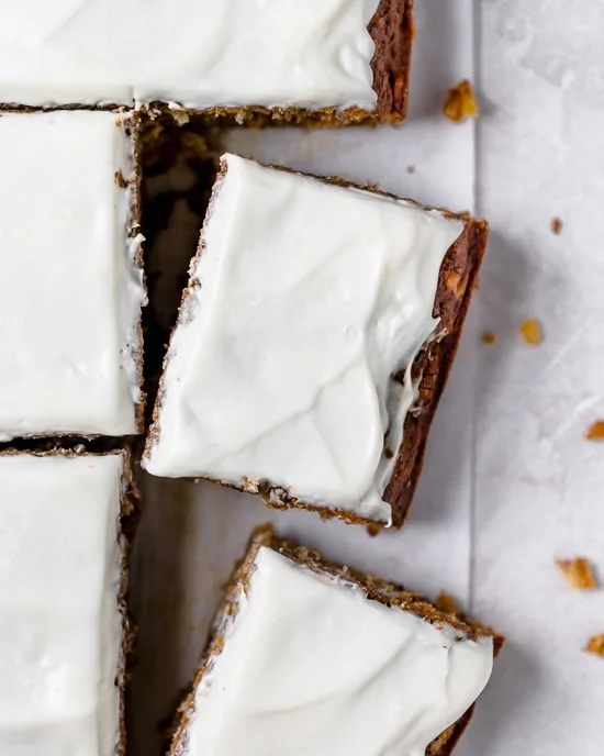 Banana Zucchini Cake with Cream Cheese Frosting