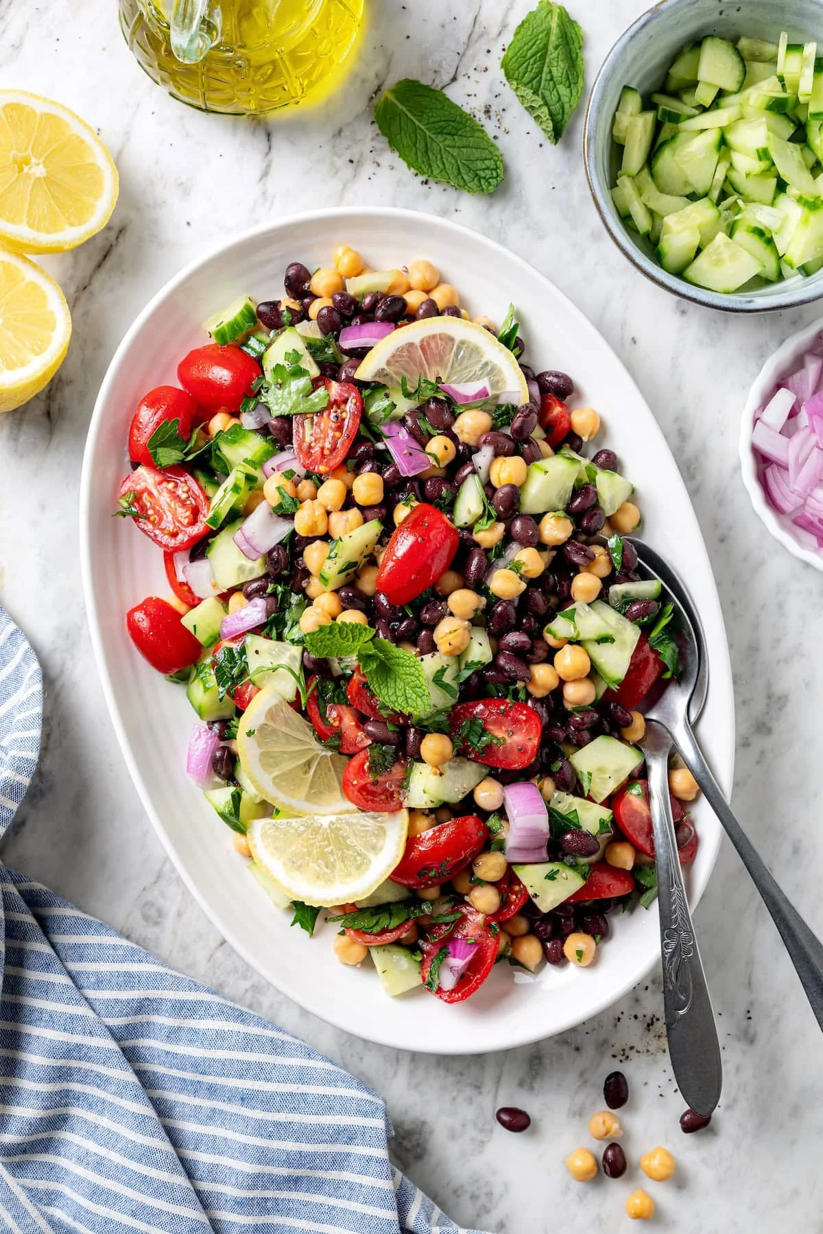 Mediterranean Bean Salad