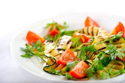 Grilled Zucchini and Tomato Salad – 0 pts