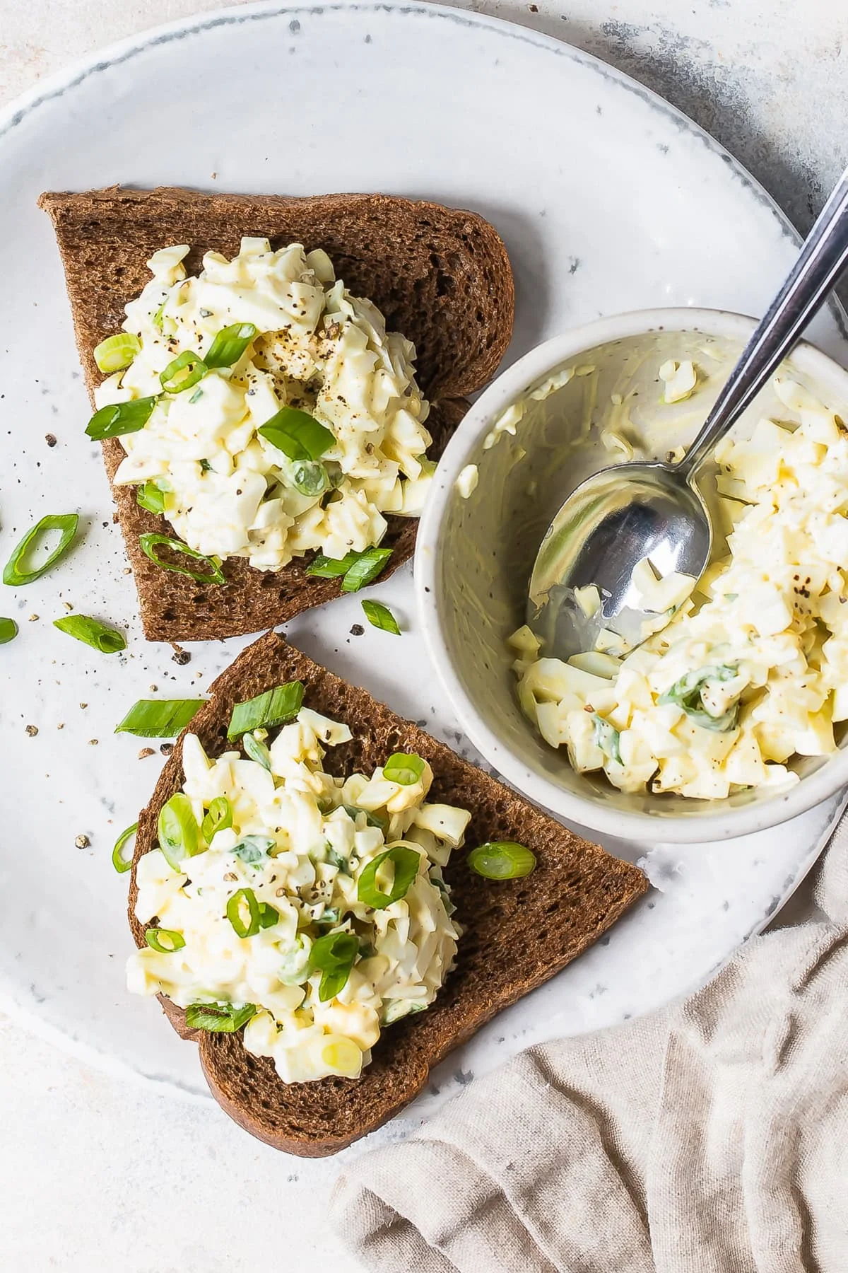High Protein Egg Salad (Low Calorie, Lower Fat)