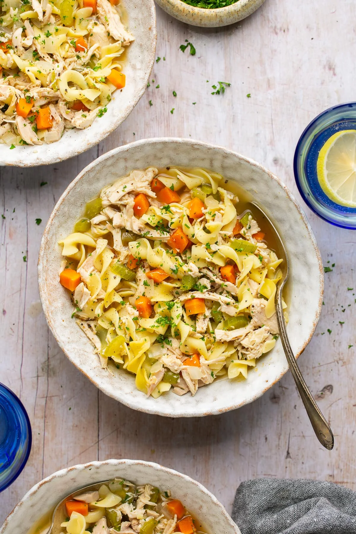 Leftover Turkey Noodle Soup
