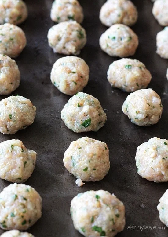 Mini Turkey Meatball Vegetable Soup is kid-friendly and perfect to warm up to on a chilly autumn night.