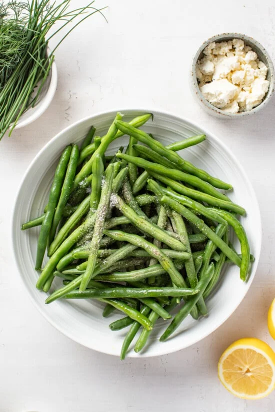 season the green beans