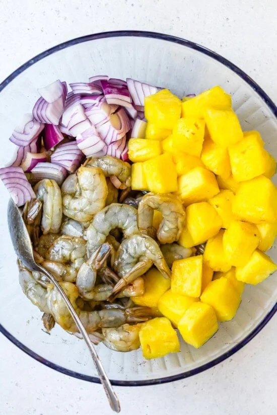 Shrimp and Pineapple 