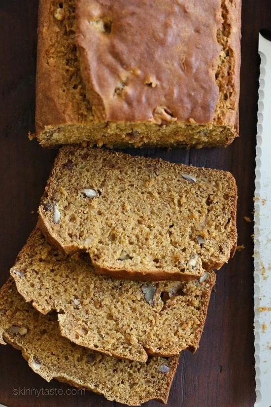Pumpkin Pecan Banana Bread