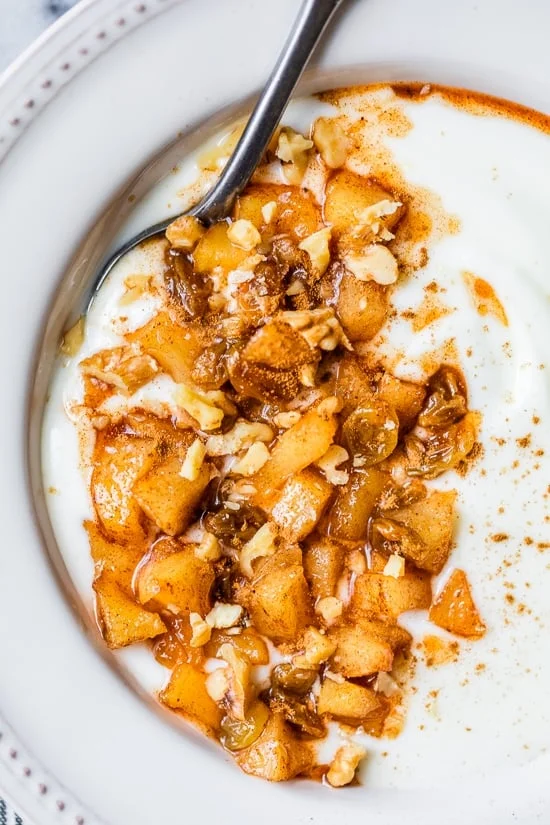 Cinnamon Apple Yogurt Bowls