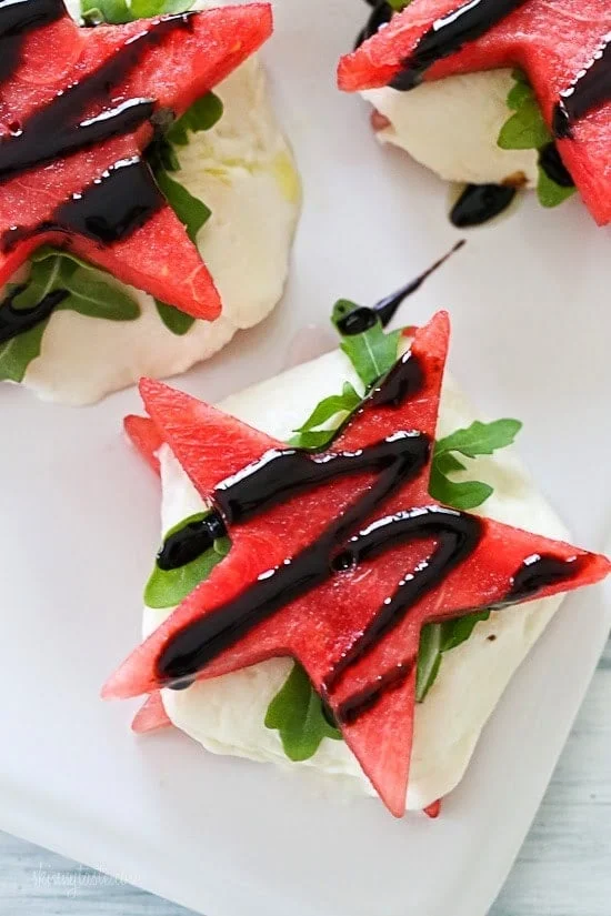 Watermelon Caprese Salad