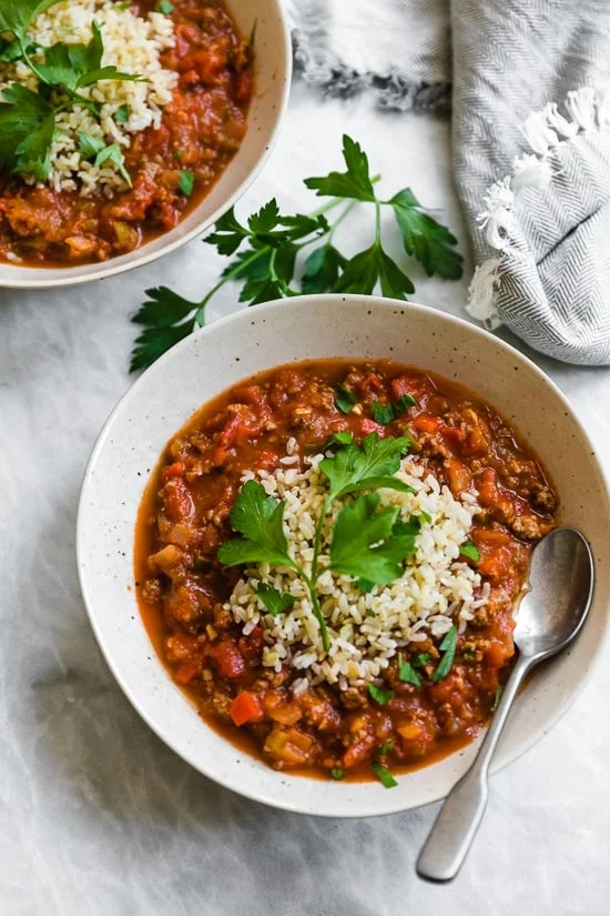 Stuffed Pepper Soup