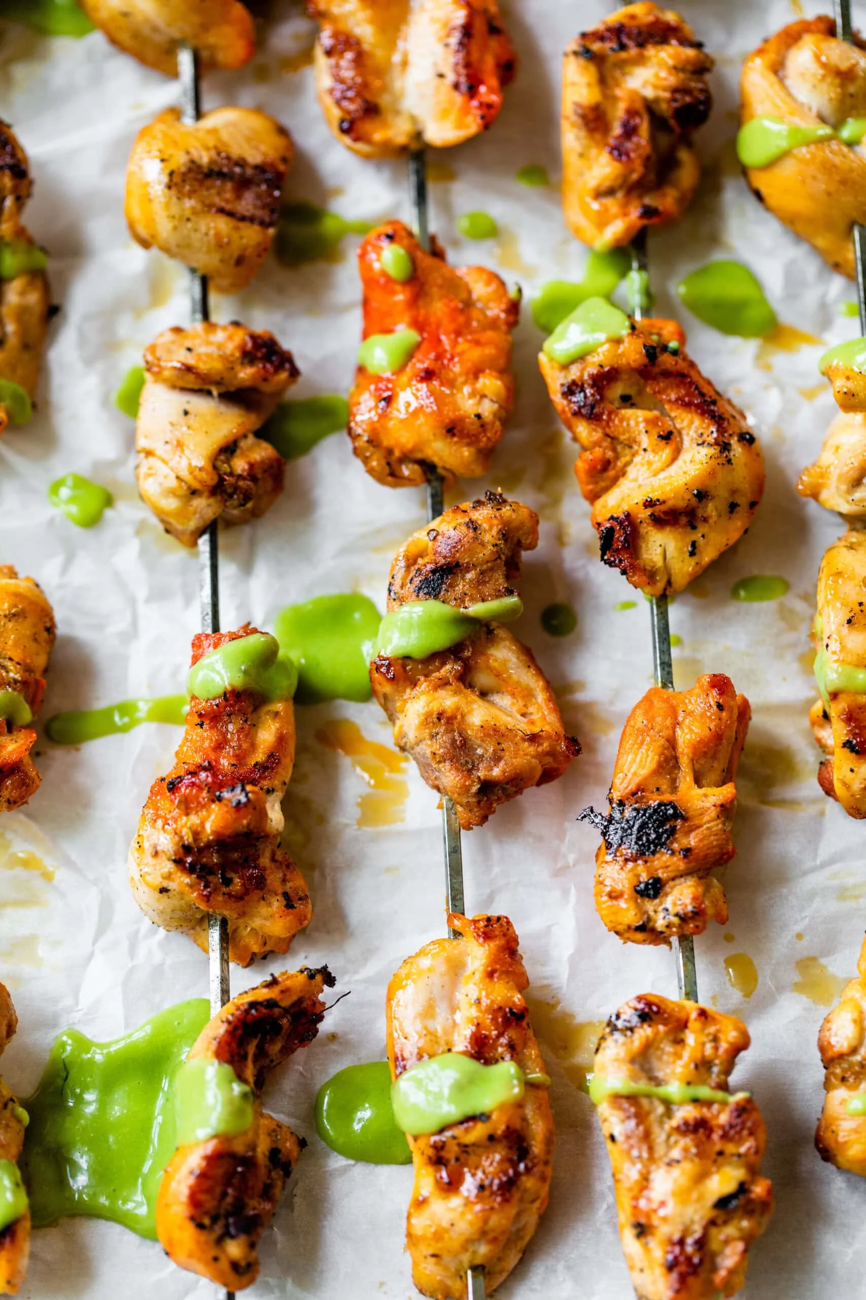 Peruvian Grilled Chicken Skewers